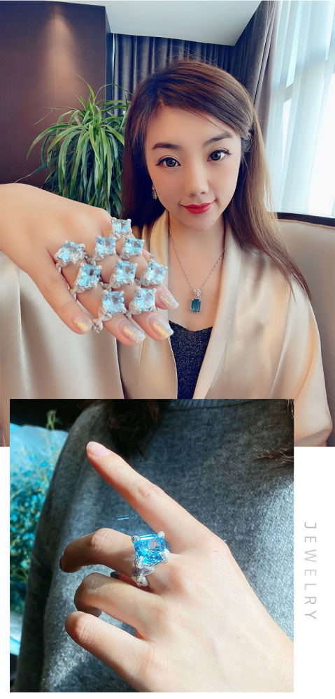 Wholesale Jewelry Ethnic Style Geometric Copper Artificial Gemstones Diamond