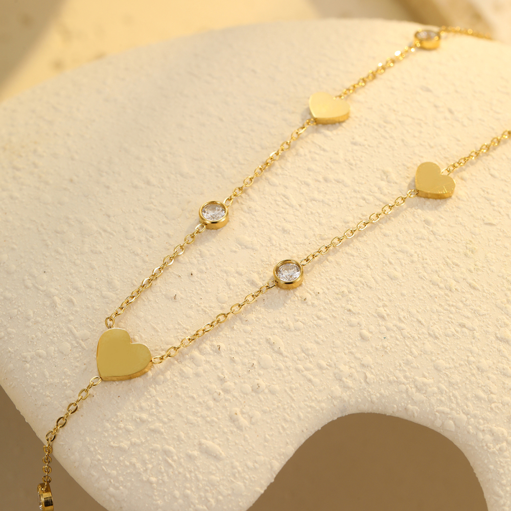 Gold Stainless Steel Waterdrop Y-Shape Tassel Necklace Women's Fashion Accessories Non-Fading Ladies Stylish Jewelry