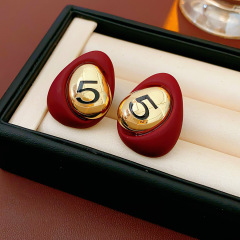 Silver Needle-Red (Real Gold Plating)