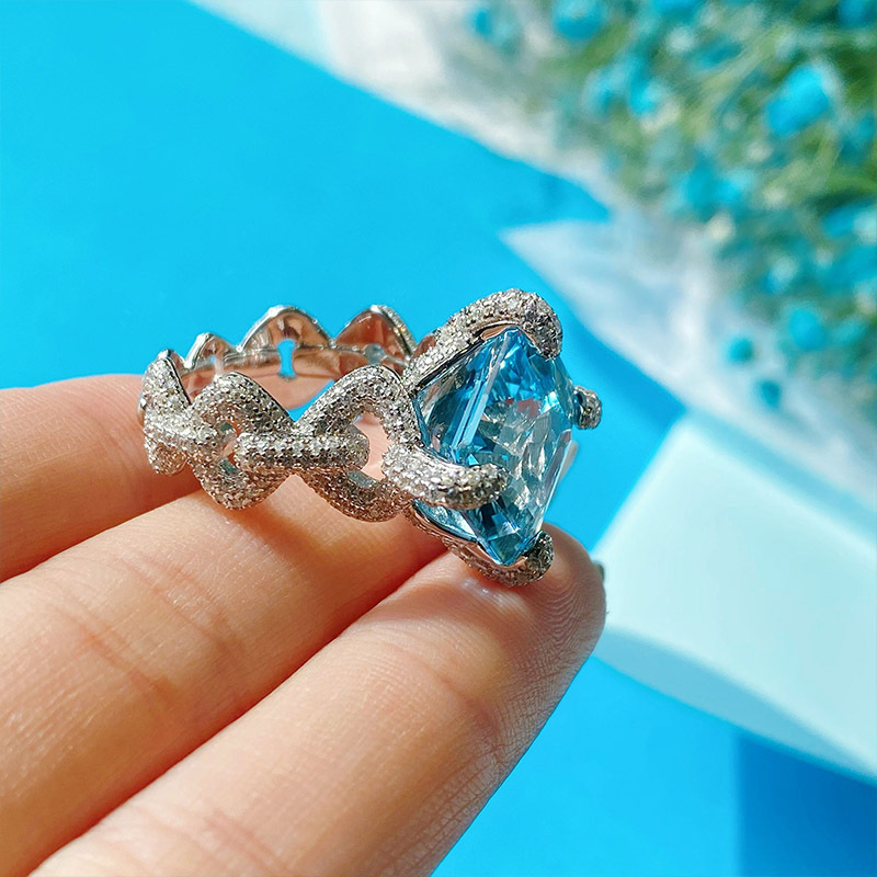 Wholesale Jewelry Ethnic Style Geometric Copper Artificial Gemstones Diamond