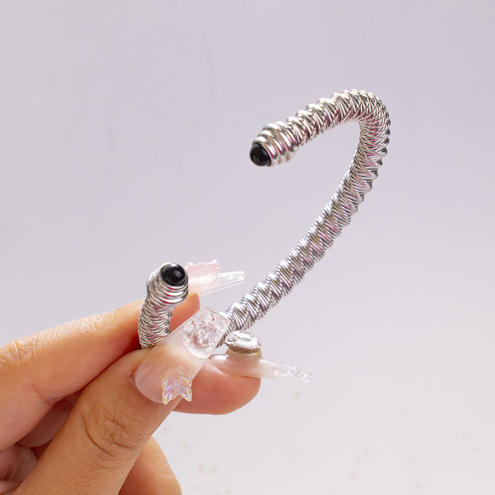 Stainless Steel C-shaped Open Bracelet High-quality Jewelry Accessories Versatile Neutral Design