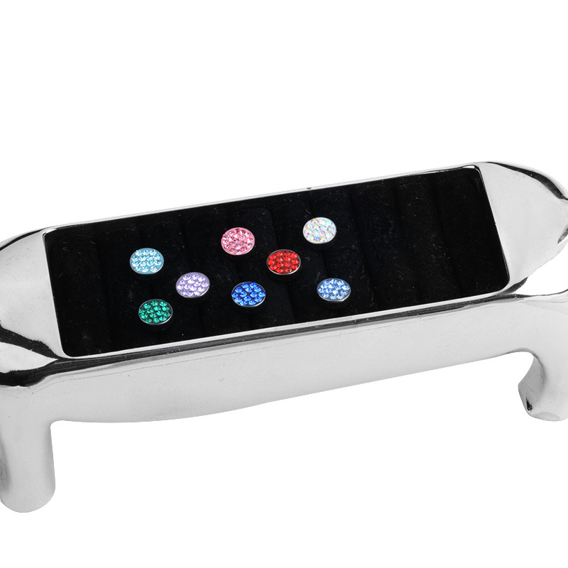 Titanium Alloy Earring Accessories Shiny Starburst DIY Piercing Jewelry Ear Bone Stud Unisex Geometric Pattern Simple Style Diamond