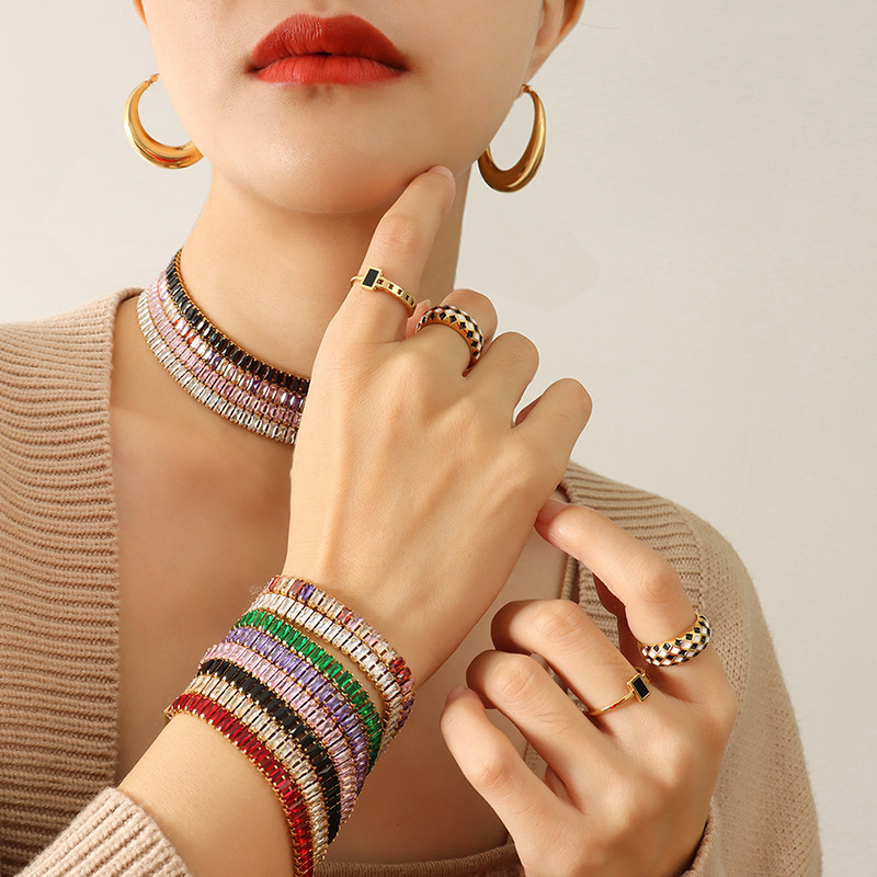 PVD Coated 18K Gold Plated 18K Gold 304 Stainless Steel Fashion