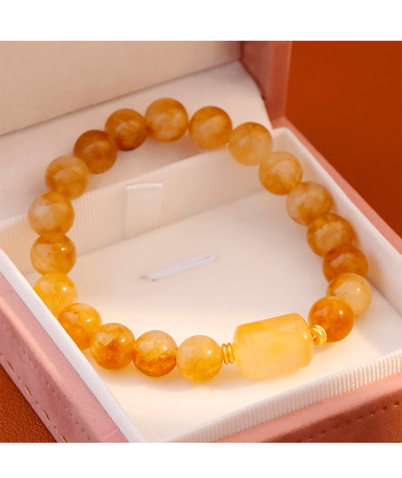 Elegant Chinese Style Women's Bracelet Sand Gold Beads Versatile High Aesthetic Value Lightweight Luxury Unique Accessories