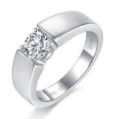 S925 Silver + Moissanite + 1 Carat