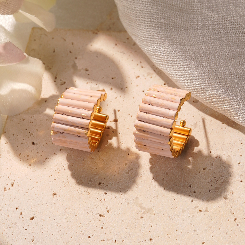 Healing Butterfly Copper Silver Needle Oil Drop Earrings Simple Style Heart-shaped Women's Vintage Fashion Earrings Accessories