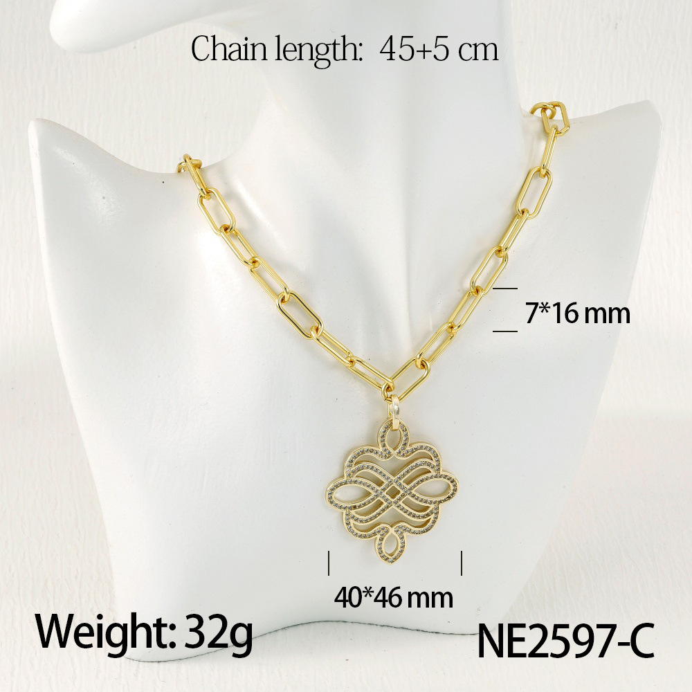 Micro Pave Zircon Pendant Necklace Cool Trendy Choker Copper Material Black Geometric Suitable For Women