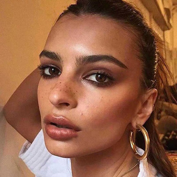 Folded Hoop Earrings Women's French  Cold Wind East Gate Earrings  Brass Plated 18K Earrings Wholesale