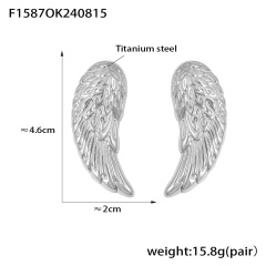 F1587-Steel Earrings Ke64633-K