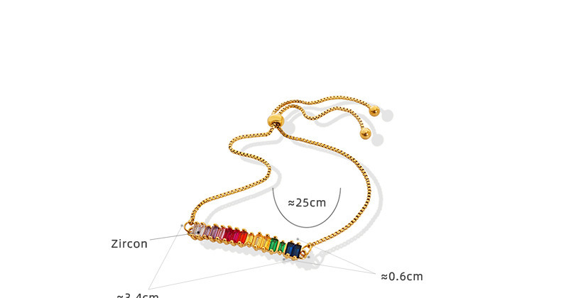 PVD Coated Real Gold Plated 18K Gold Geometric 304 Stainless Steel Fashion Waterproof Non Tarnish 304 Stainless Steel Bracelets