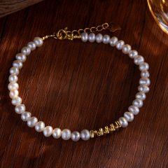 Lb050 Small 3.5-4mm Gold