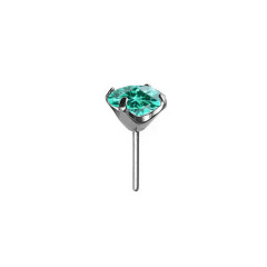 Titanium Natural Color + Paraiba Green (Nano Coating Cannot Withstand High Temperatures)