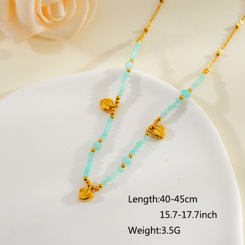 Natural Lapis Lazuli Beaded Necklace New Chinese Style High-end Sweater Chain Vintage Amethyst Autumn Winter Natural Gemstone Accessories For Women