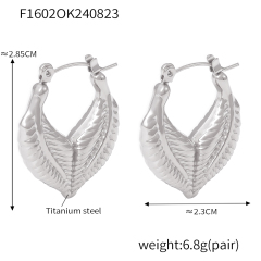 F1602-Steel Earrings Ke64633-K