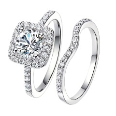 Platinum 2-Piece Set (main ring + auxiliary ring)