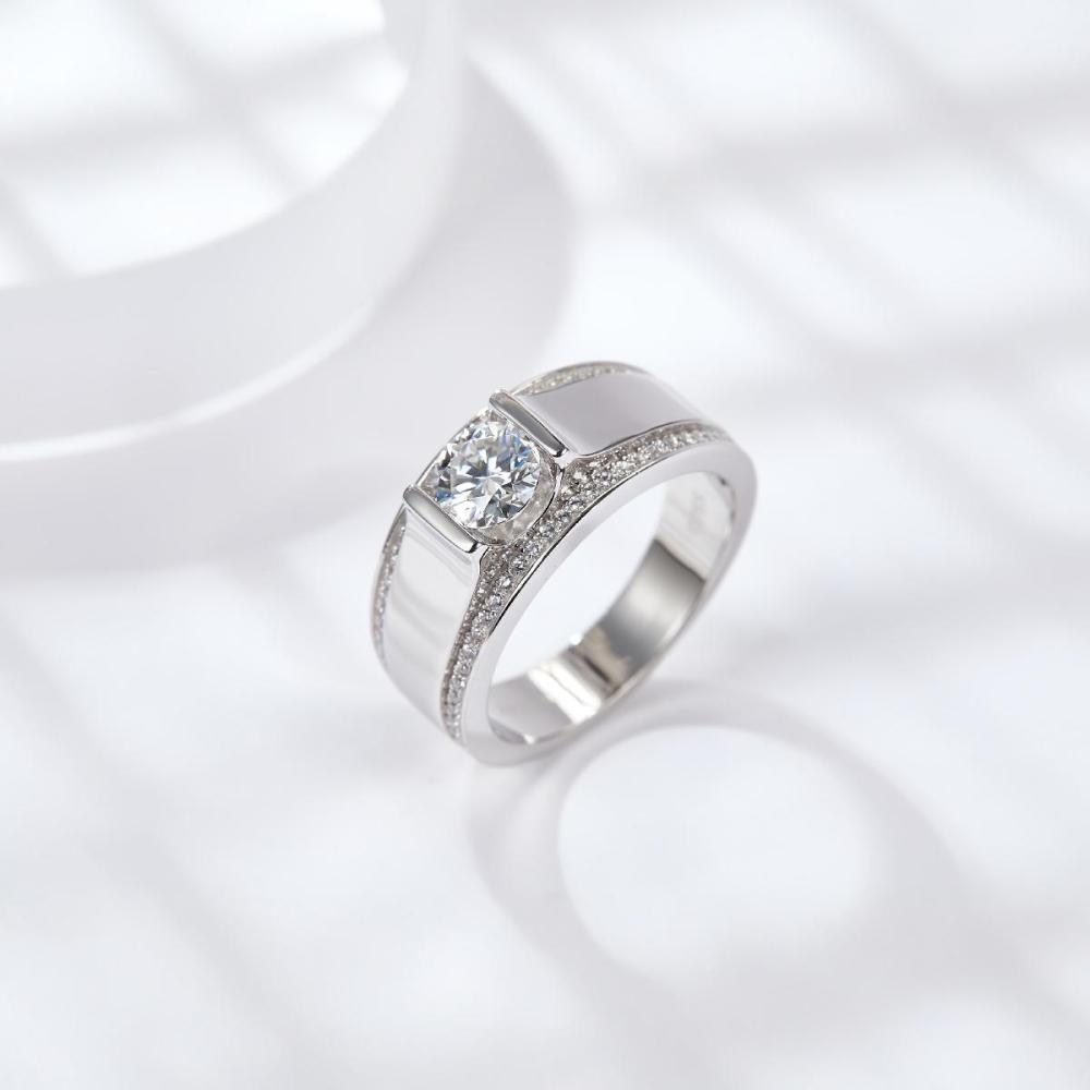 Moissanite Rings Geometric