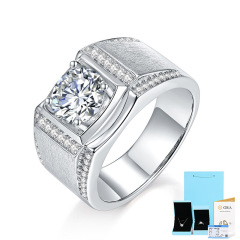 Moissanite 1 Karat (Including Gift Box Certificate)