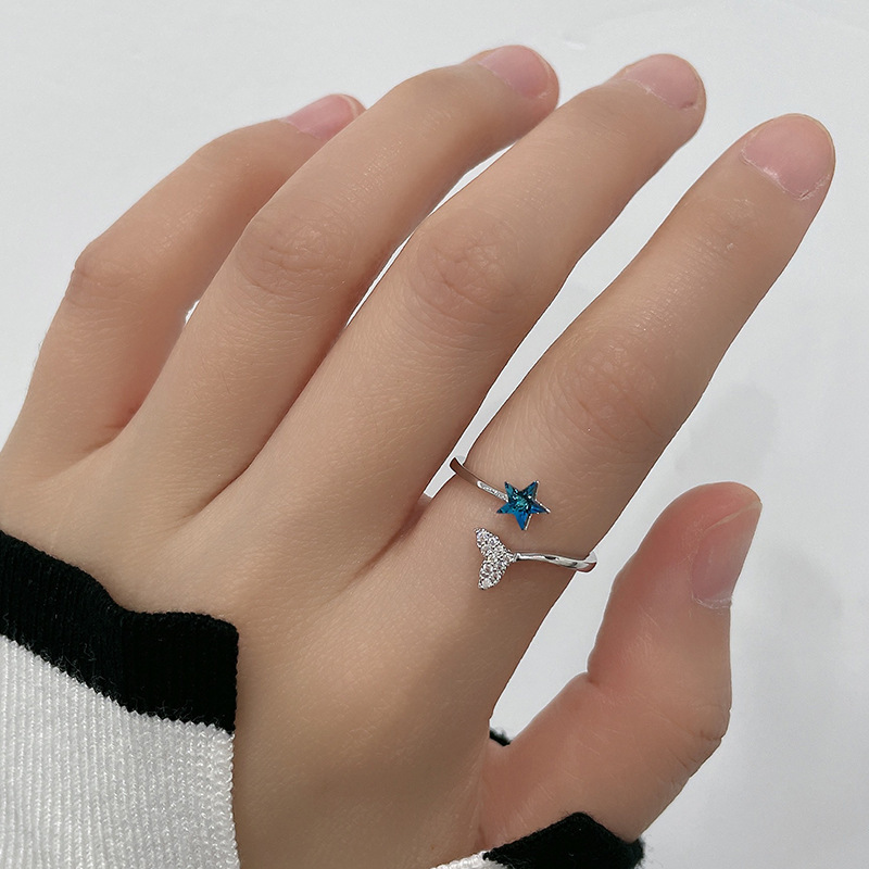 Kenge Geometric Ring For Women Gold Plated Copper Embedded Zircon Bohemian Style Summer Versatile Luxury Finger Ring