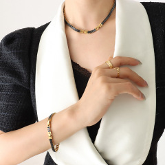 E238-Color Zircon Bracelet-17cm