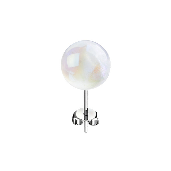 Fashion Starry Sky Mabe Imitation Natural Pearl Earrings For Women Elegant Affordable Luxurious Versatile Titanium Alloy Geometric Pattern Ear Soft Cartilage Ring And Stud Earrings Artificial Pearl