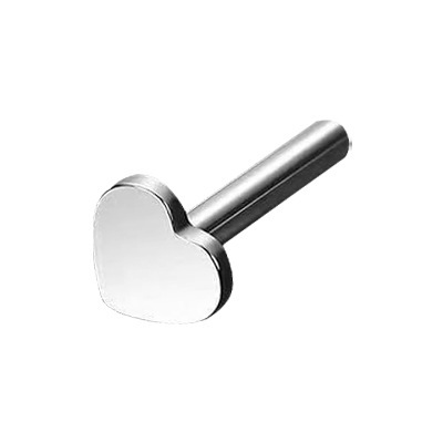 Titanium Alloy F136 Piercing Stud Lip Accessories Heart And Plum Blossom Design Body Piercing Decoration DIY Supplies