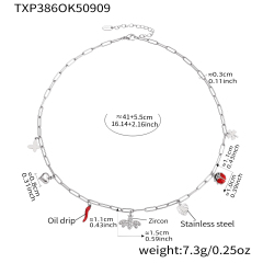 TXP386-steel Color Diy Necklace 41+5cm