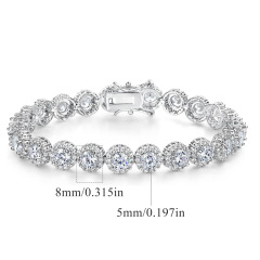 White Gold Bracelet 5mm