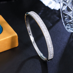1 Copper Style Bracelet Delicate Colorful Jewelry Cubic Zirconia Crystal Rainbow Color Bracelet For Women Wedding Bride Luxury Accessories Suitable For Women Wedding Or Date Wear