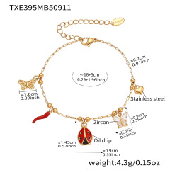 TXP394- Gold DIY Necklace 41+5cm