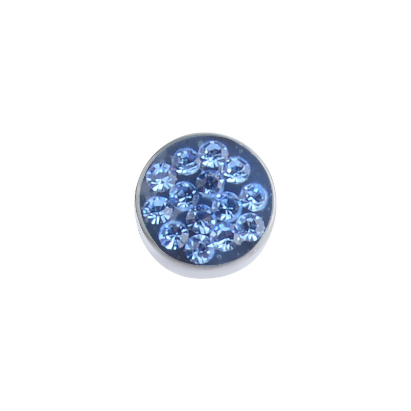 Titanium Alloy Earring Accessories Shiny Starburst DIY Piercing Jewelry Ear Bone Stud Unisex Geometric Pattern Simple Style Diamond