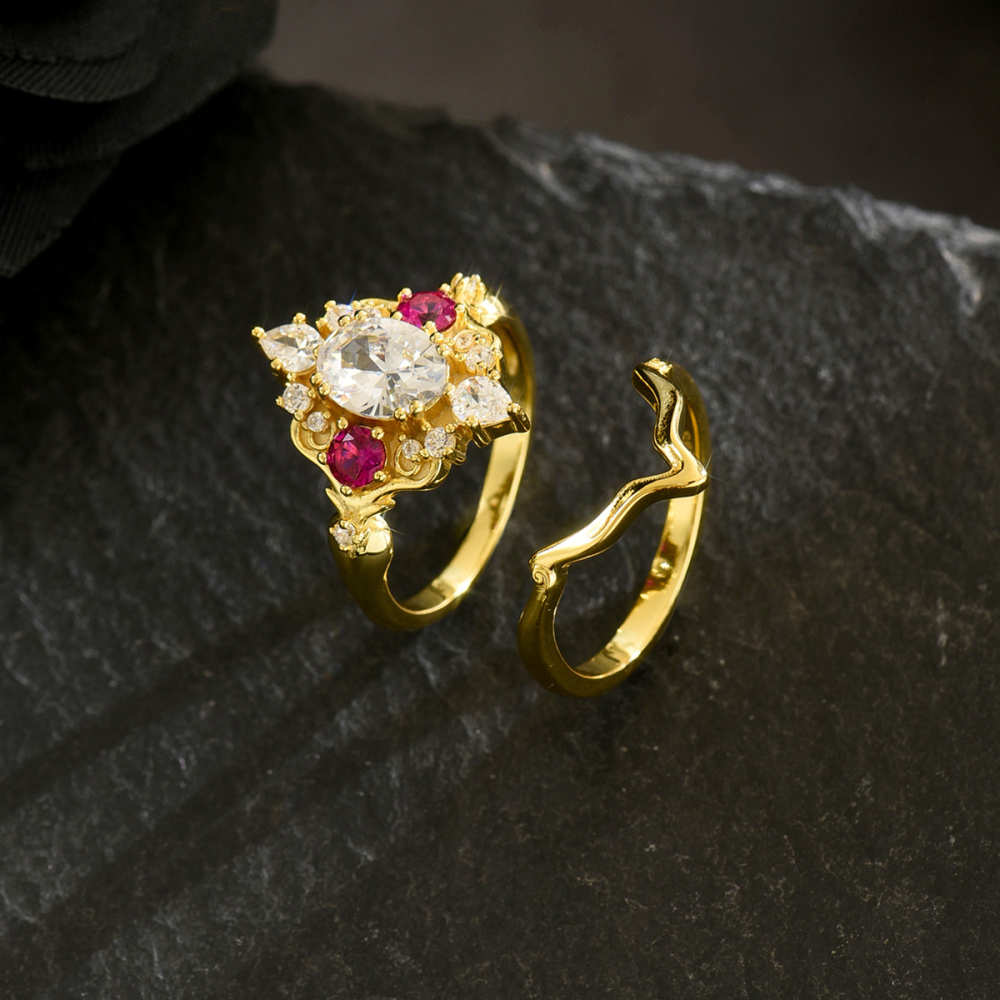 1 Piece Palace Retro Luxurious Exquisite Women's Ring Suitable For Vintage Theme Banquets High-end Art Exhibitions Wearable Jewelry