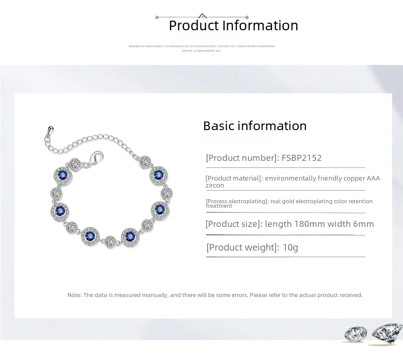 Adjustable RAKOL Fashion Crystal Zirconia Bracelet Women's Personalized Fairy Tale Evening Gown Ball Accessories Bohemian Style