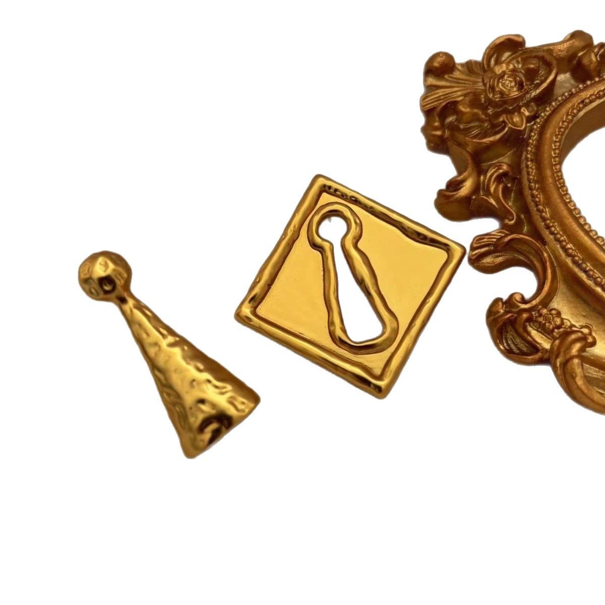 1 Pair Vacation Classic Style Solid Color Copper Ear Studs