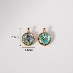 round Colorful Acrylic Earrings