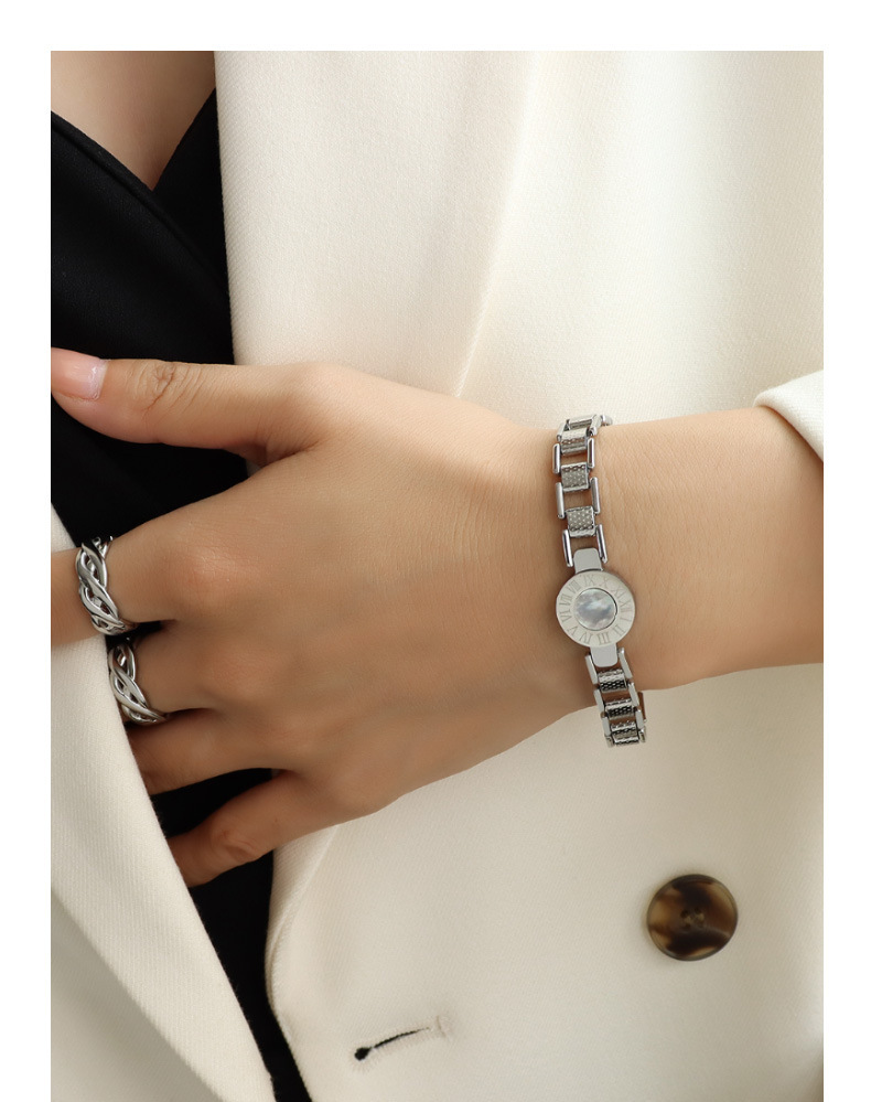 PVD Coated Real Gold Plated 18K Gold Geometric 304 Stainless Steel Fashion Waterproof Non Tarnish 304 Stainless Steel Bracelets
