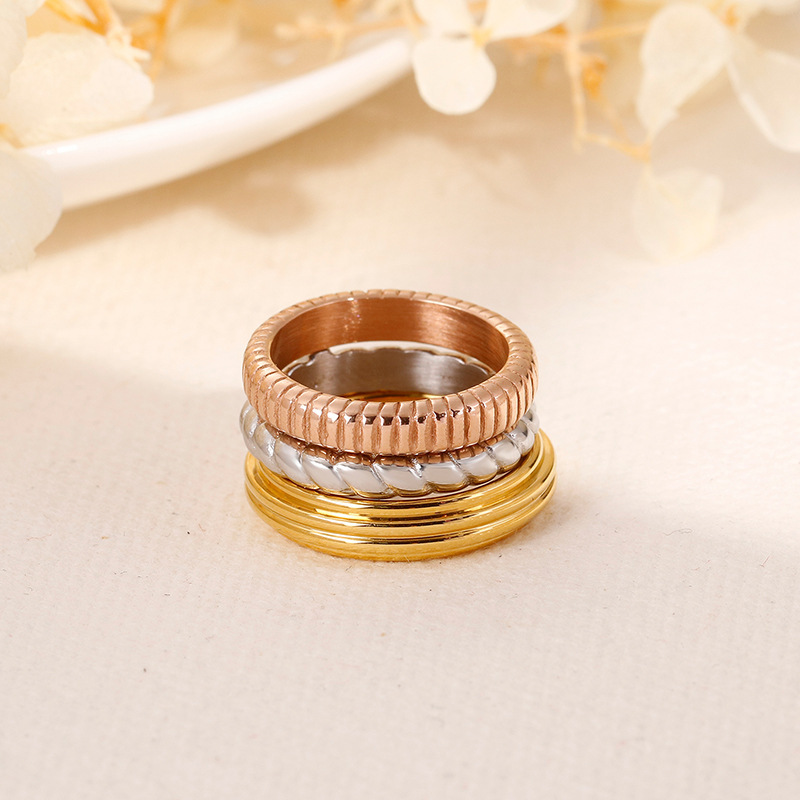 PVD Coated 18K Gold Plated Fruit Titanium Steel Fashion Waterproof Non Tarnish