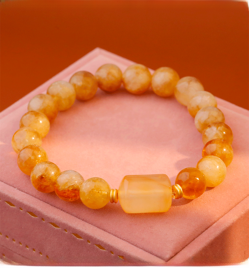 Elegant Chinese Style Women's Bracelet Sand Gold Beads Versatile High Aesthetic Value Lightweight Luxury Unique Accessories