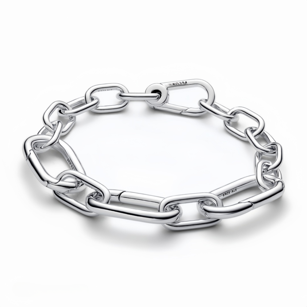 New ME Unisex Bracelet Couple DIY Pendant Chain Detachable Link Chain Accessories Jewelry Combination Water Plated Copper No Inlay Material