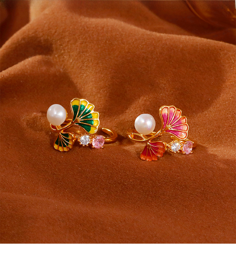 Fashionable Silver Maple Leaf Earrings 925 Sterling Silver Needle Vintage High-End Style Trendy Jewelry Accessories For Women