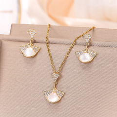 Gold + White Zirconium + White Shell