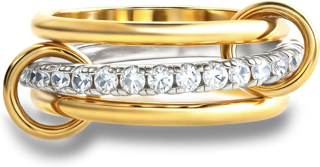 Wholesale Jewelry Classic Style Geometric 304 Stainless Steel Plating Rings