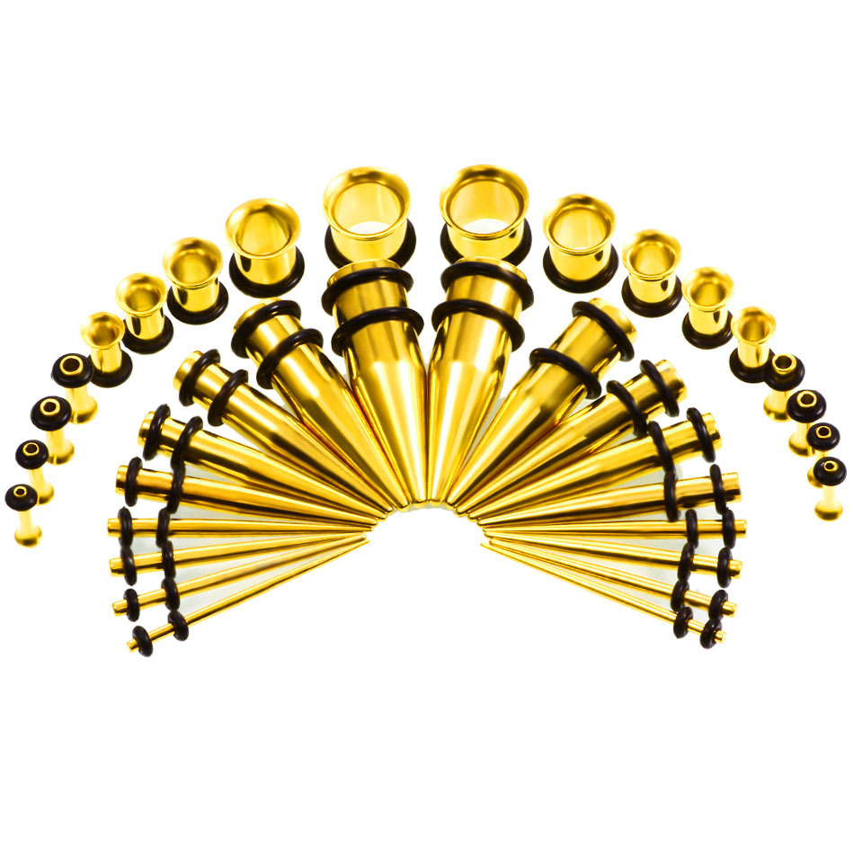 Stainless Steel Sharp Cone Ear Piercing 36pcs Set Popular  Jewelry Accessories Geometric Pattern Business Occasion Unisex