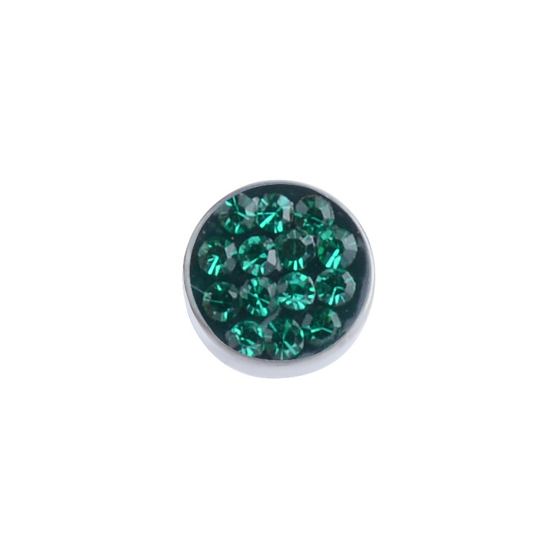 Titanium Alloy Earring Accessories Shiny Starburst DIY Piercing Jewelry Ear Bone Stud Unisex Geometric Pattern Simple Style Diamond
