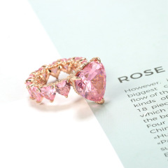 Rose Gold Full Pink Zirconium