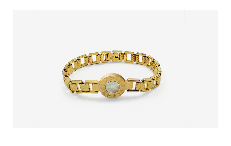 PVD Coated Real Gold Plated 18K Gold Geometric 304 Stainless Steel Fashion Waterproof Non Tarnish 304 Stainless Steel Bracelets