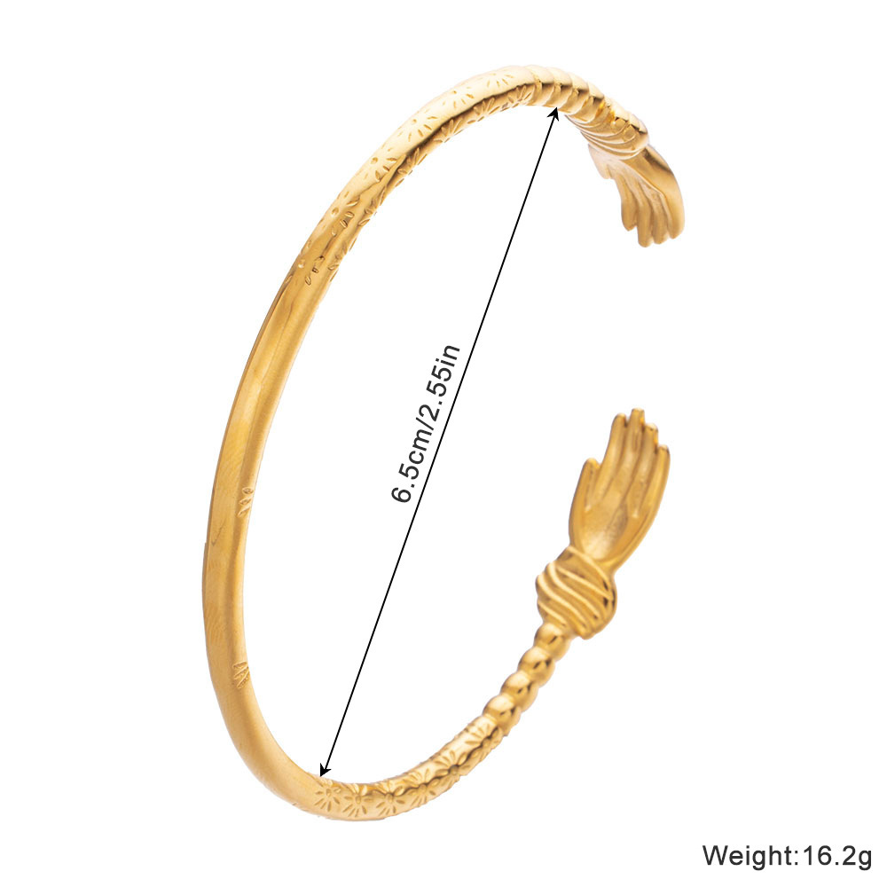 Stainless Steel C-shaped Bracelet Multifunctional Women's Jewelry Adjustable Women's Hand Accessories