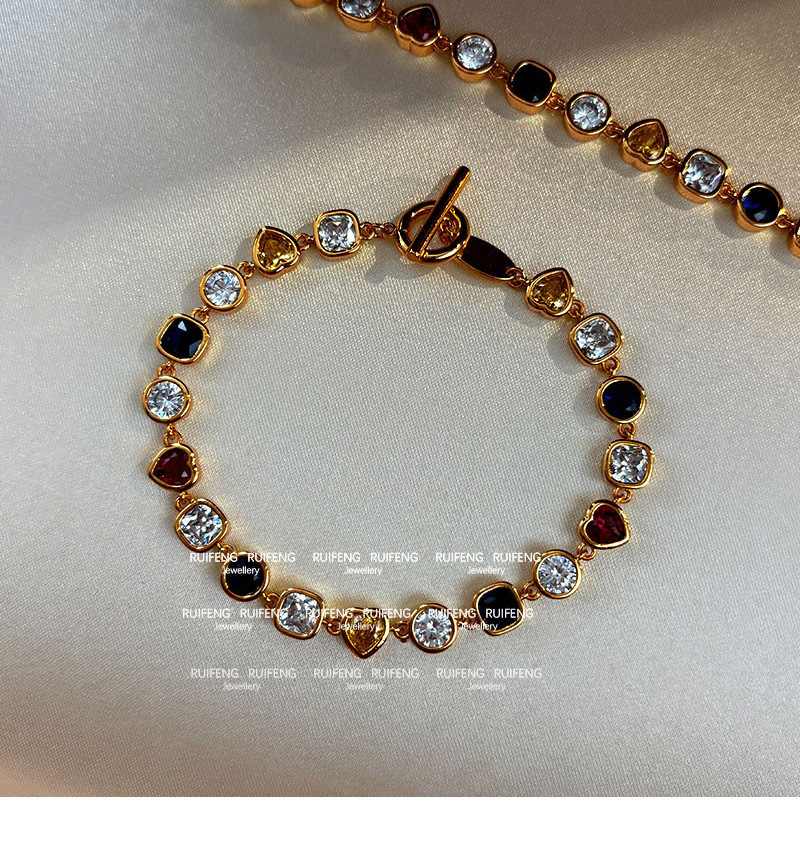 Geometric Heart Shape Copper Simple Style Classic Style Bracelets