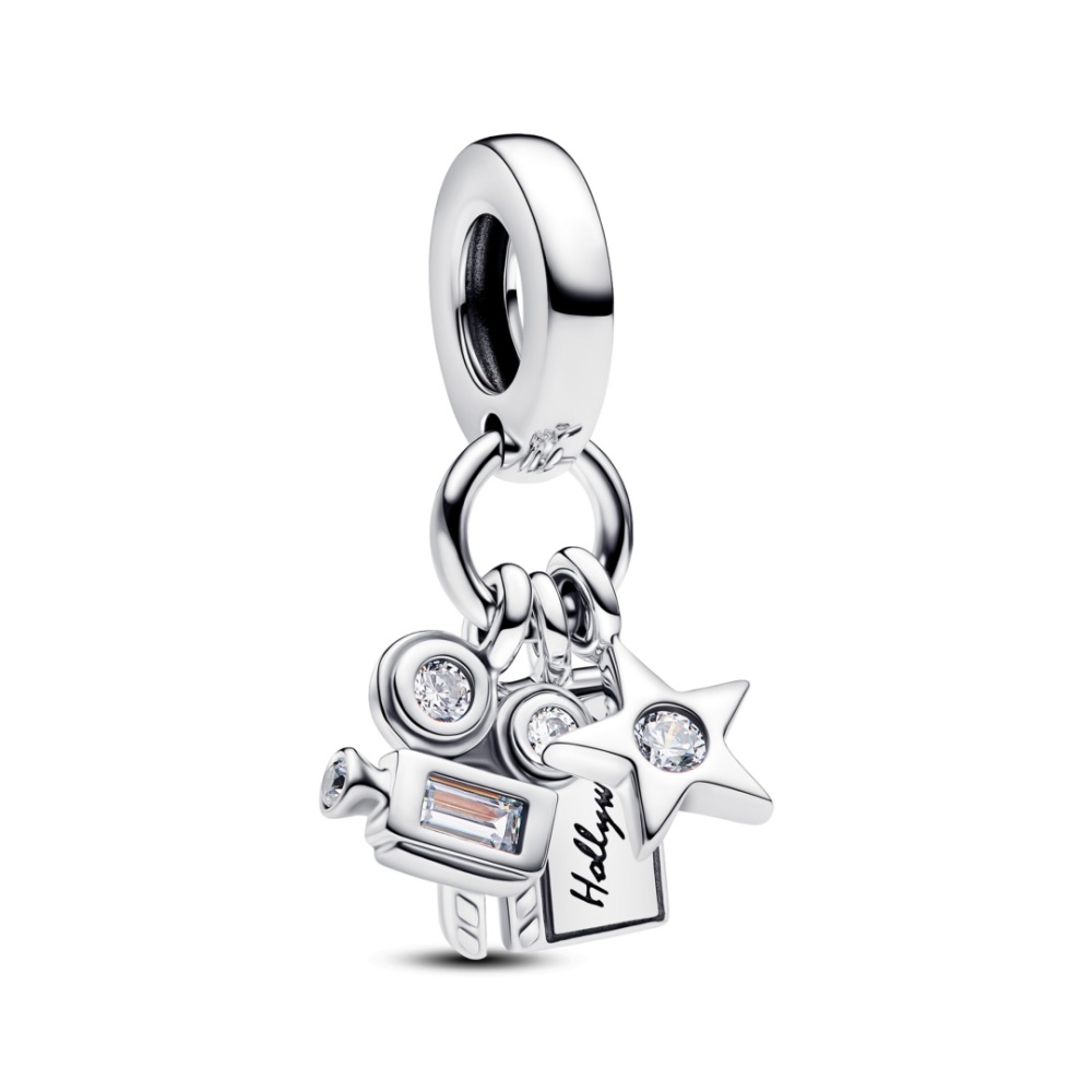 Sweet Silver Plated Pendant Open Hand Bracelet Couple Fashion Accessories Suitable For Birthday Party Date Holiday New Model