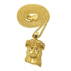 Pendant 3+3mm24inch Cuban Chain