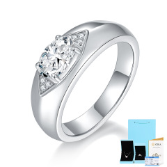 Moissanite 1 Karat (Including Gift Box Certificate)